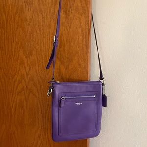 Y2K Purple Coach Crossbody Bag